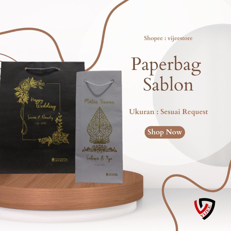

PAPERBAG SABLON (REQUEST UKURAN)/GOODIE BAG SOUVENIR