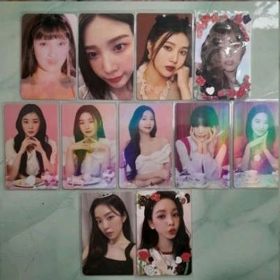 (baca desk) WTS PC JOY LENTI, FEEL MY RHYTHM NUNMUL, KONSEP PP SG22, HOLO PSYCHO, IRENE CROWN QUEEND