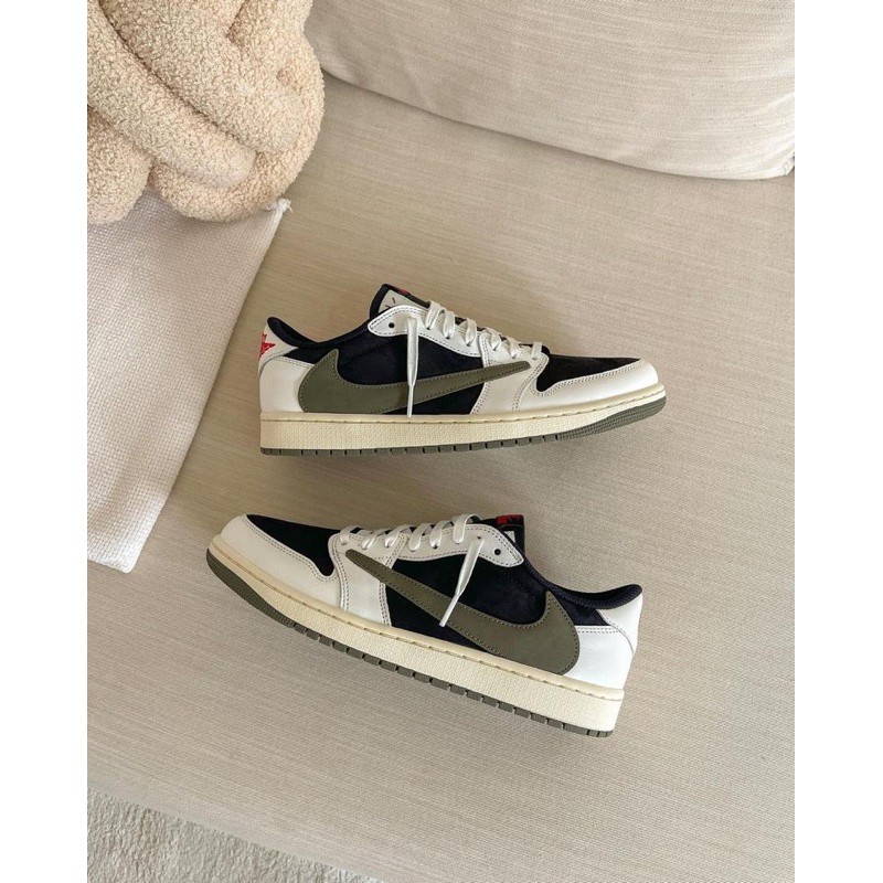 Travisscott x Air Jordan 1 Low Olive