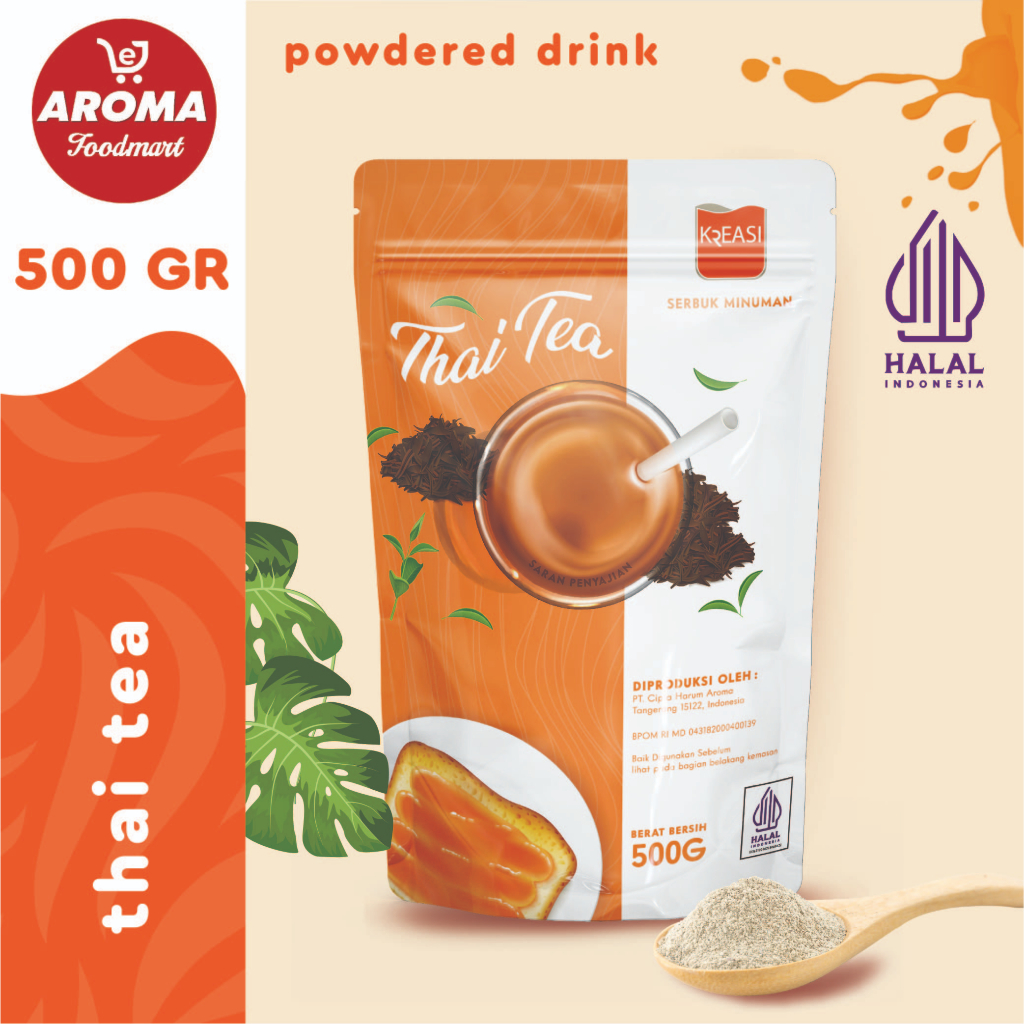 

Kreasi Bubuk Thai Tea 500gr / Minuman Serbuk Thai Tea Powder 500gr