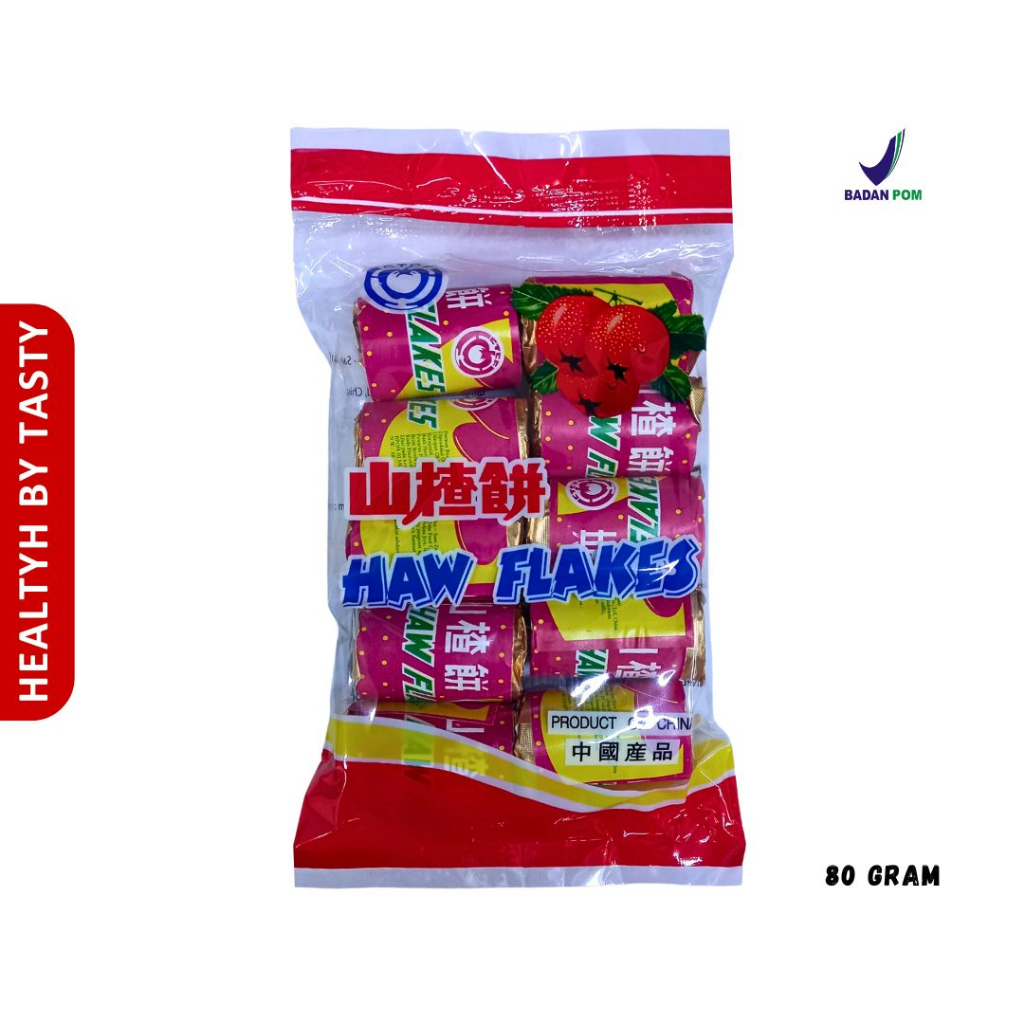 

Haw Flakes San Zha Pian Permen Sanca Manisan Buah Isi 10Pcs