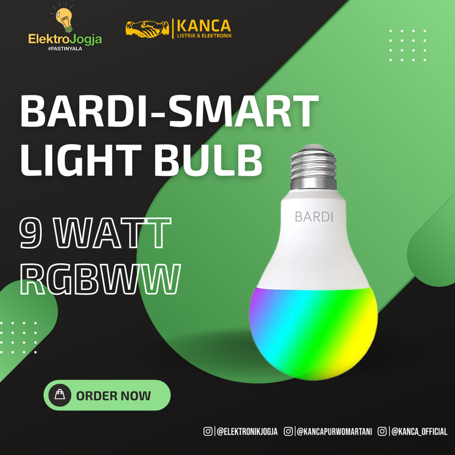 Lampu LED RGB Bardi 9W WiFi