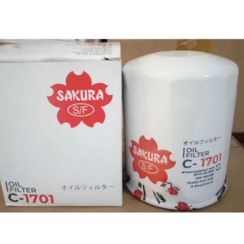 Oil Filter C1701 Sakura / Filter Oli C-1701 Sakura 15400-PH1-004