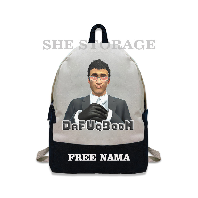 TAS RANSEL ANAK DAFUQ BOOM SKIBIDI TOILET - FREE CETAK NAMA
