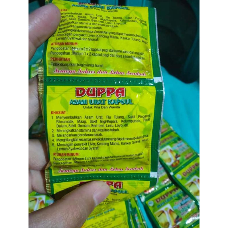 Duppa asam urat kapsul