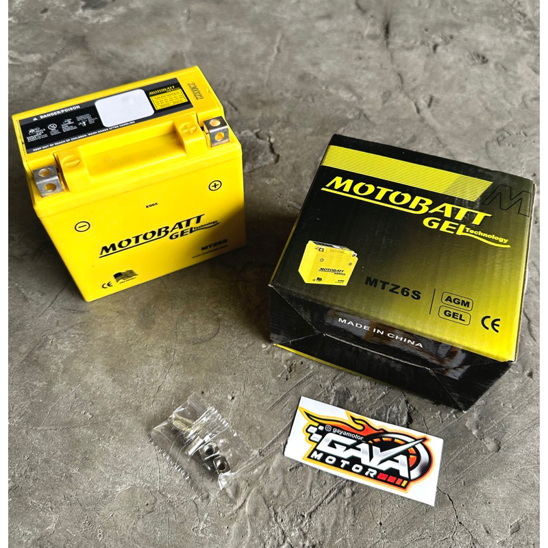 Aki Motobat Nmax Aerox Cbr Fu Sonic klx,Vario125 150 Aki motobatt mtz6s , Aki motobat Fu, Akimotobat