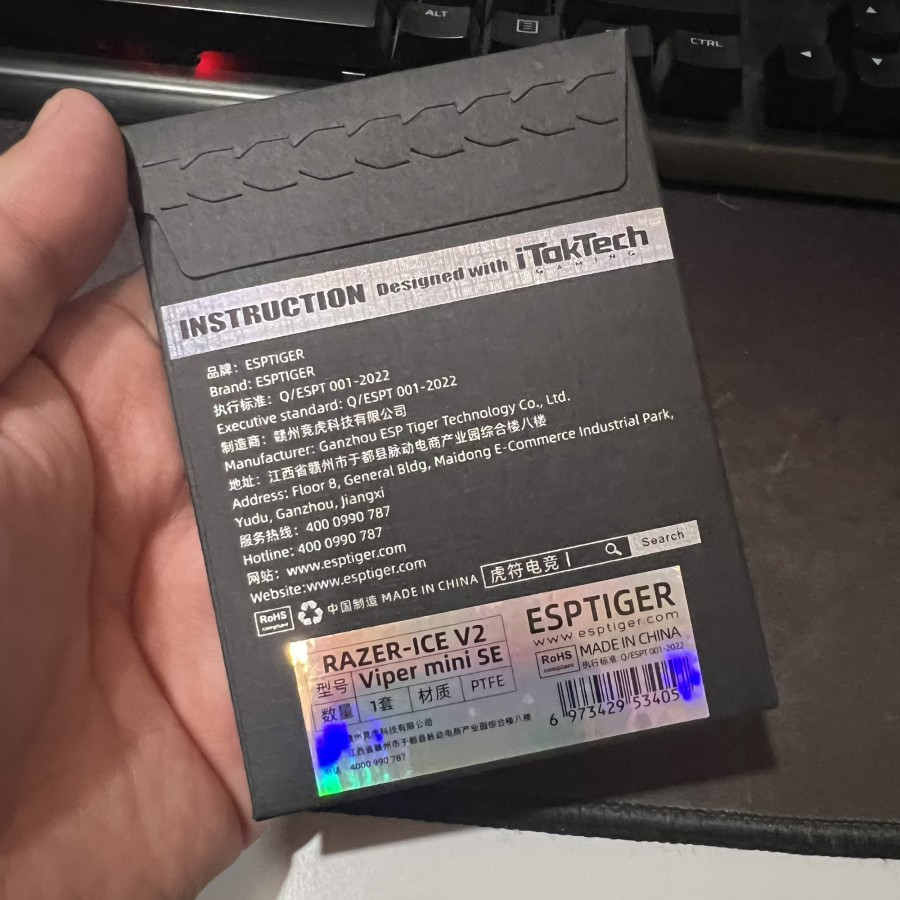 Tiger Arc Ice Edition Razer Viper Mini Signature Edition