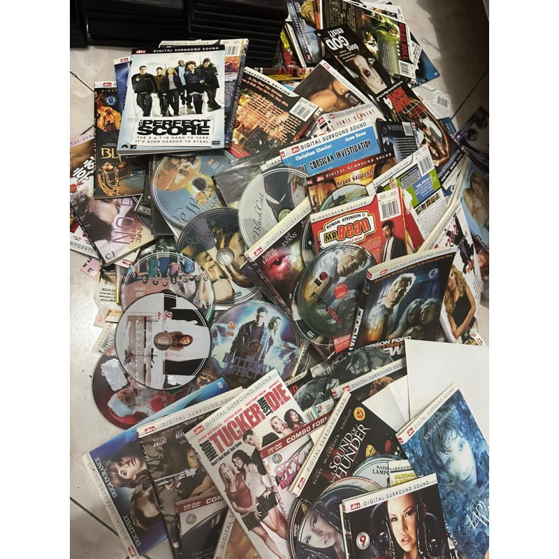 DVD FILM CD BEKAS KOLEKSI PRIBADI untuk Kerajinan Tangan