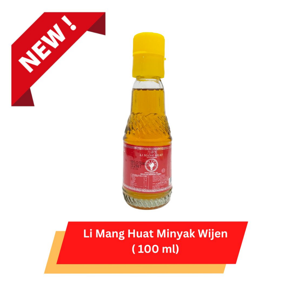 minyak wijen 100ml - minyak wijen oh guan heng - yo guan heng - wijen matahari - minyak - minyak wijen li mang huat - wijen - pegasus