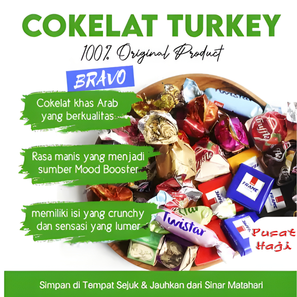 

Coklat Arab turkiye 1000 gr Big promo