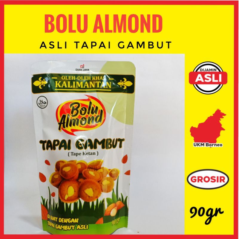 

Bolu Almond Tapai Gambut Oleh Oleh Banjarmasin Kalimantan