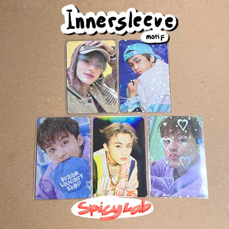

[READY] 10 Pcs INNERSLEEVE Motif Photocard Kpop Pelindung Kartu Hologram