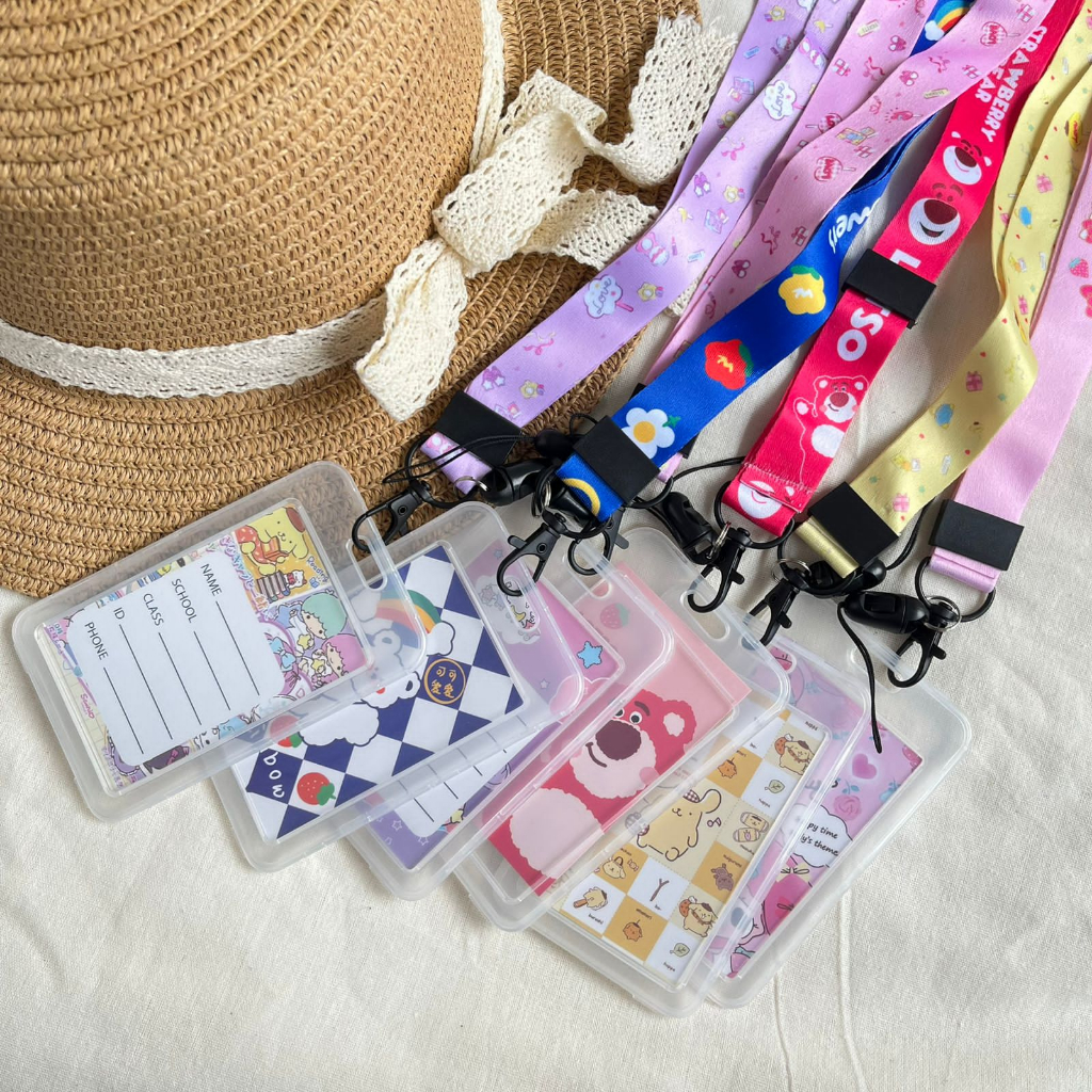 

GANTUNGAN TALI KARTU AKSES KANTOR MRT BUSWAY LANYARD CARD HOLDER