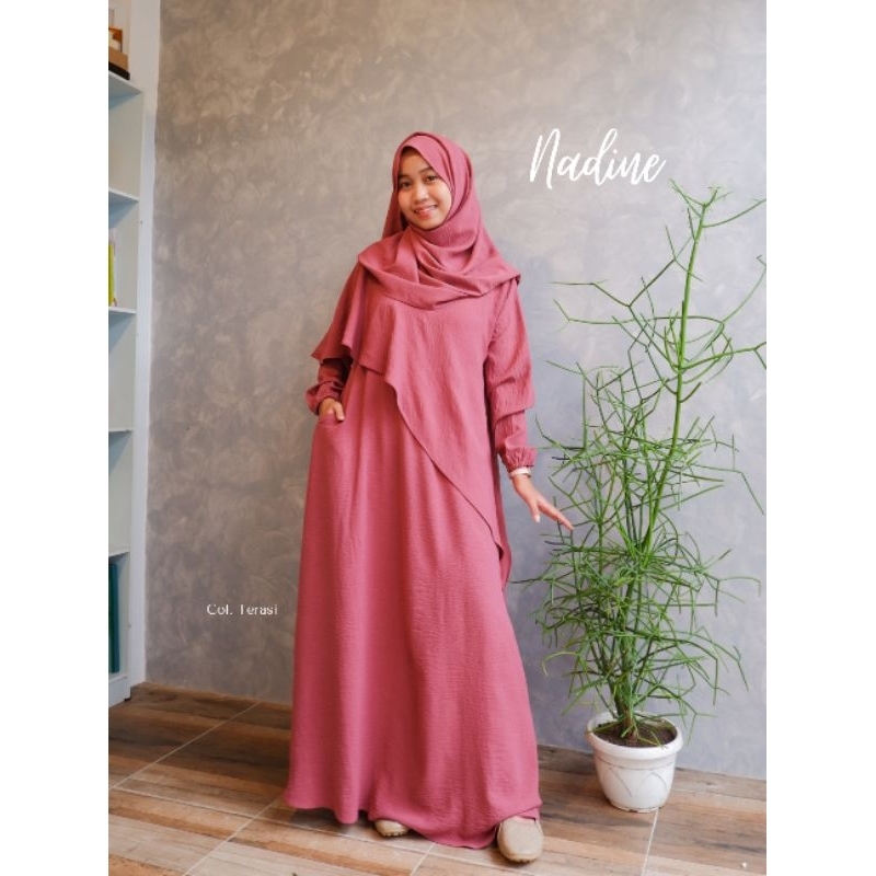 GAMIS CRINKLE NADINE || GAMIS NADINE || GAMIS REMAJA || GAMIS KEKINIAN || GAMIS WANITA || NADINE By 