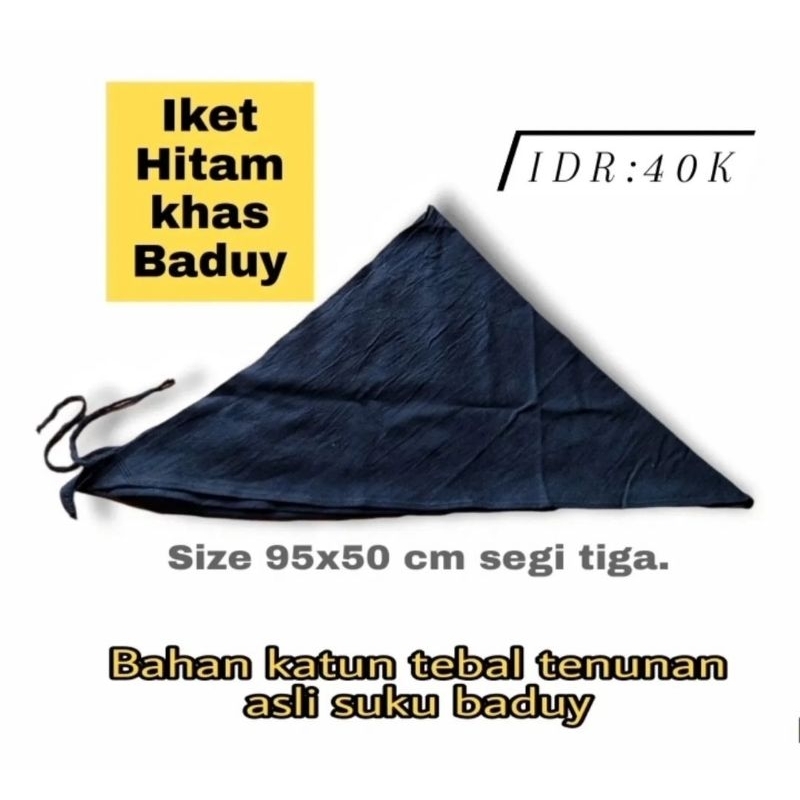 IKET KEPALA TENUN BADUY