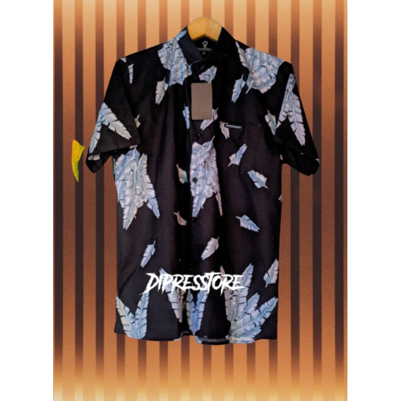 Kemeja Motif|Kemeja Surfing Motif|Kemeja Motif Bunga Keren|Kemeja Pria|HEM kemeja Distro