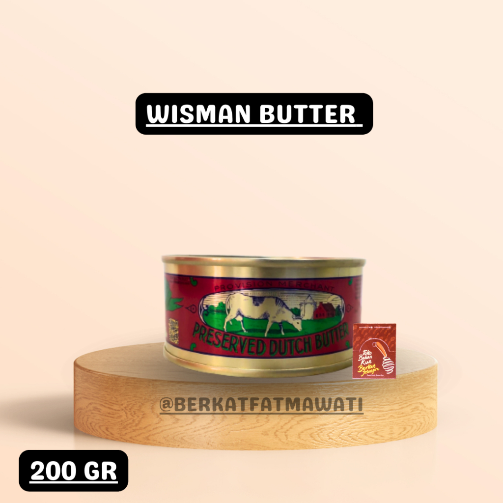 

Butter Wisman 200 Gram Kartonan (60pc)