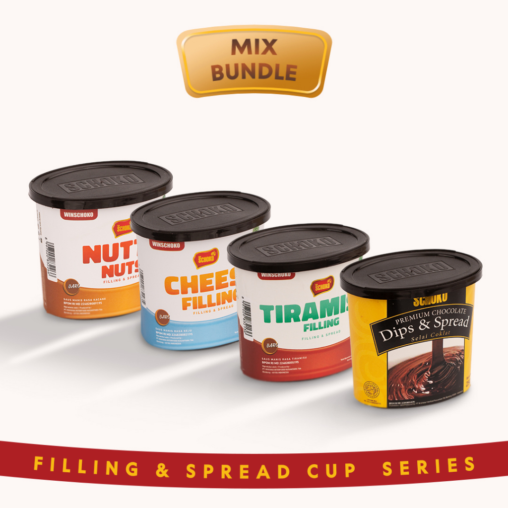 

SCHOKO Bundling Filling & Spread Cup - 4 x 250g