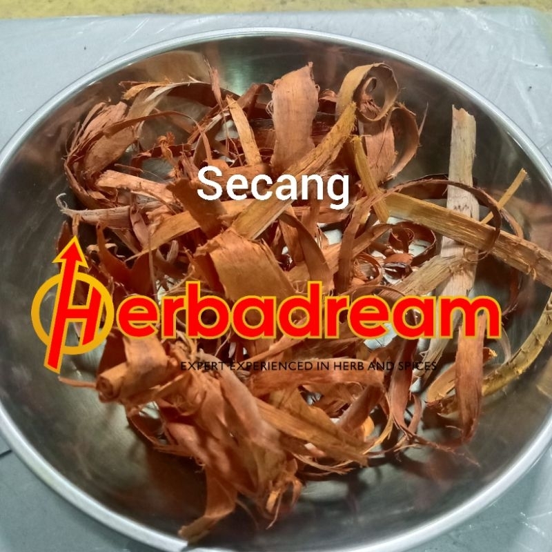 

250 GRAM SECANG SERUT MANUAL KAYU MERAH ABANG SEPANG UWUH KEMBANG MERAK PEACOCK FLOWER SIAK TIEK HUA BUNGA KACANG CAESALPINIA SAPPAN SIMPLISIA KERING