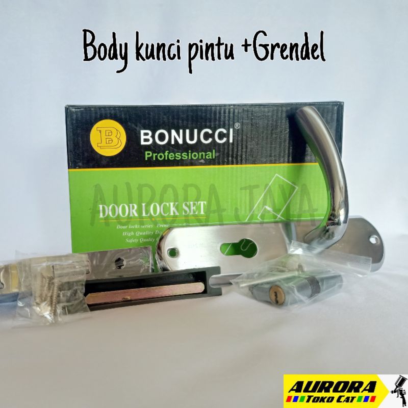 Handle Kunci Pintu Dan Grandel / Kunci Pintu Rumah BONUCCI