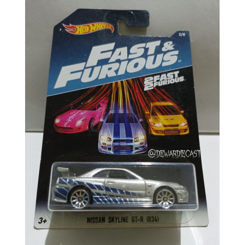 Hotwheels Nissan Skyline R34