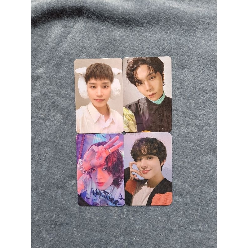 [ready stock] PHOTOCARD NCT 127 JOHNNY YUTA JUNGWOO PINK CHRISTMAS STICKY 2 BADDIES KOLBUK WTMC