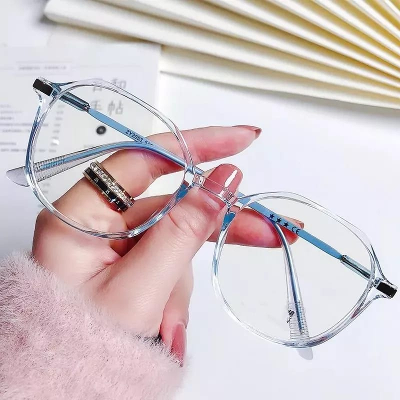 Kacamata Frame Bulat 2053 bahan plastik fashion korea