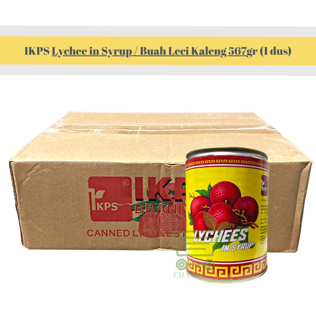 

IKPS Lychee in Syrup / Buah Leci Kaleng 567gr 12pcs