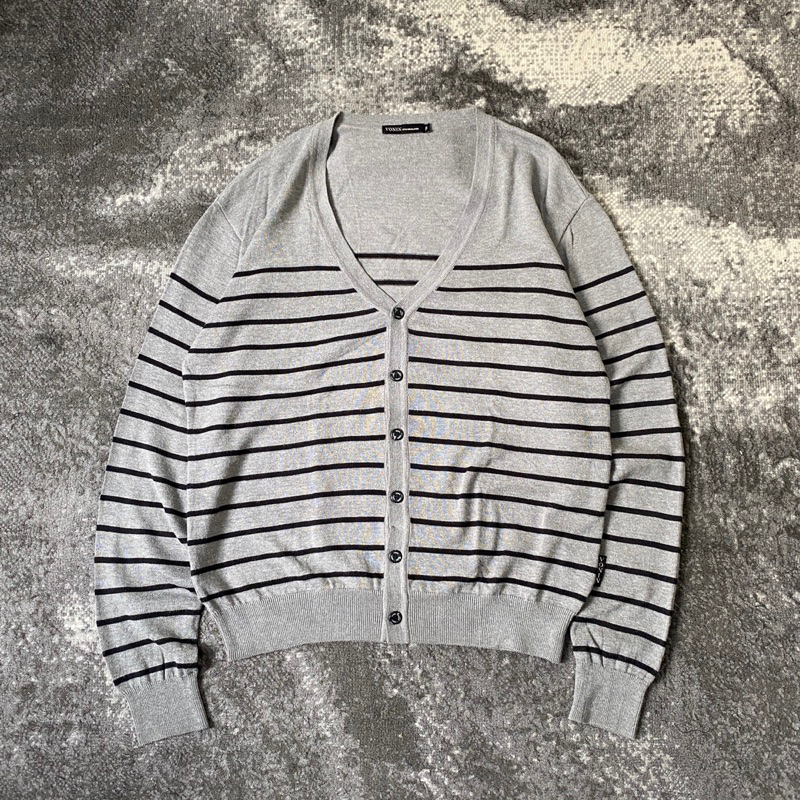 Vonin Cardigan Stripe Grey