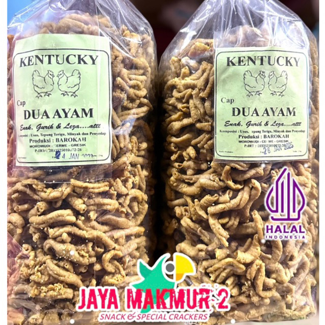 

termurah 1kg keripik usus ayam super