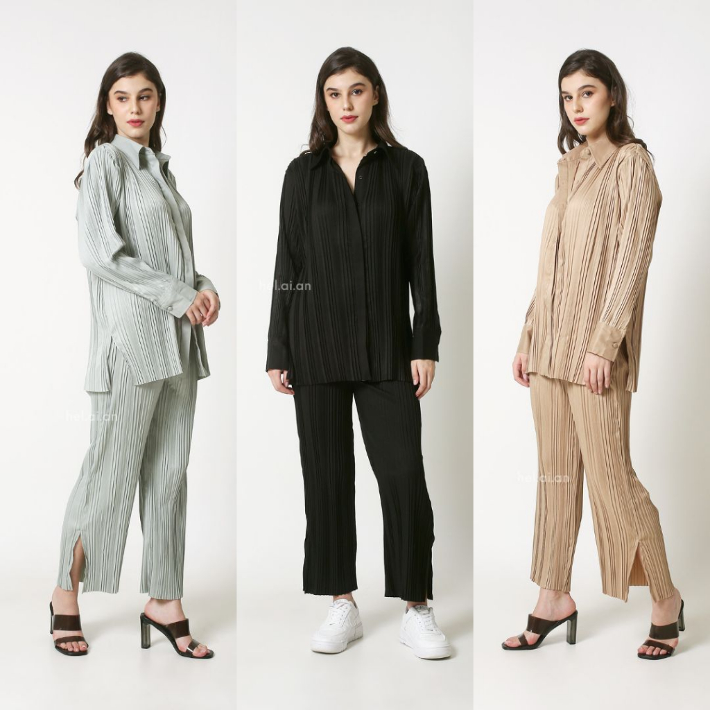 hel.ai.an Ophelia Pleated Collection