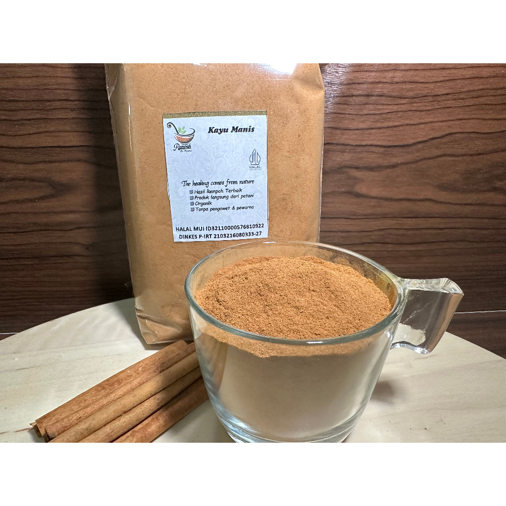 

RB22 Kayu Manis Bubuk - Cinnamon Powder 500 Gram Rempah Bu Risma