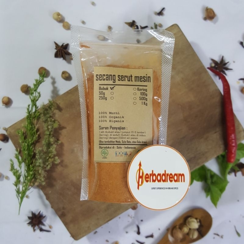

500 GRAM BUBUK SECANG KAYU MERAH ABANG SEPANG UWUH KEMBANG MERAK PEACOCK FLOWER SIAK TIEK HUA BUNGA KACANG CAESALPINIA SAPPAN PREMIUM ORGANIK POWDER TEPUNG SERBUK