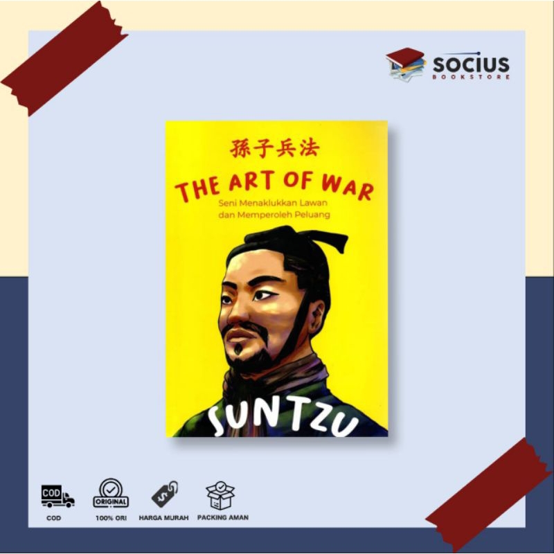 BUKU PENGEMBANGAN DIRI [ ORIGINAL ] - THE ART OF WAR - SUNTZU - PSIKOLOGI CORNER - SOCIUS BOOKSTORE