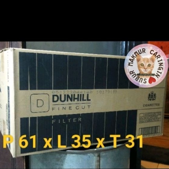 

Kardus Dus Box Karton bekas Dnhill