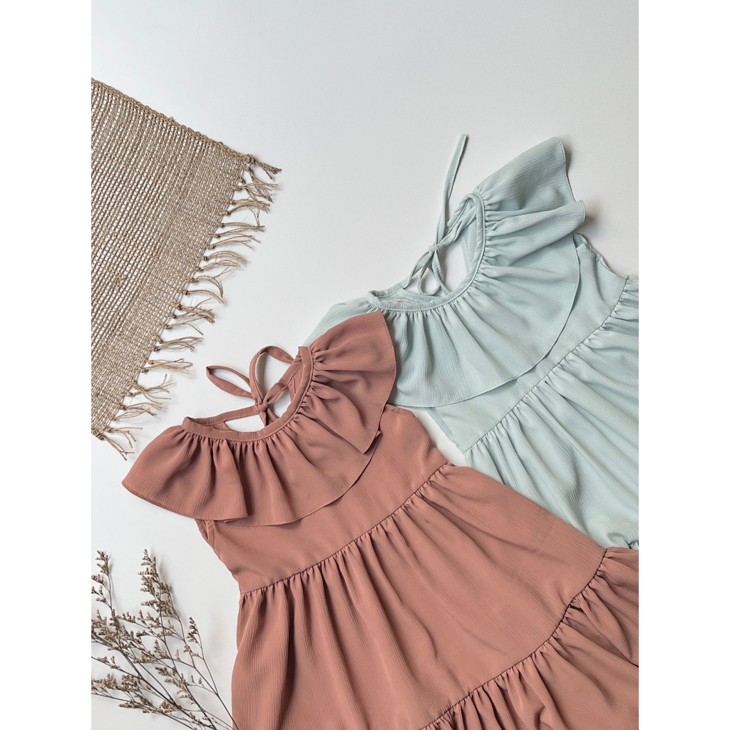 MYPEANUT - LUNA DRESS | Dress Baju Anak Perempuan Baju Bayi Perempuan Dress Anak Korea