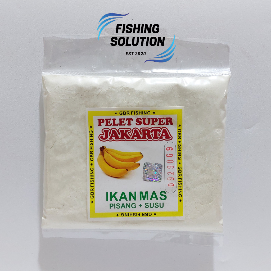Umpan Pelet Super Jakarta Aroma Pisang Susu Ikan Mas GBR
