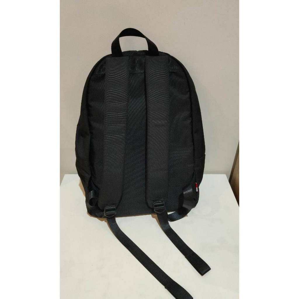 (NEW) Black Backpack by Nama Studio Lite no.302 Unisex/Tas Kerja Kantor Sekolah Pria Wanita
