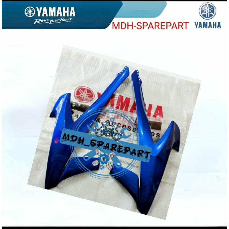 SAYAP TANGKI KANAN KIRI VIXION R NEW 2018 BIRU SET ORIGINAL