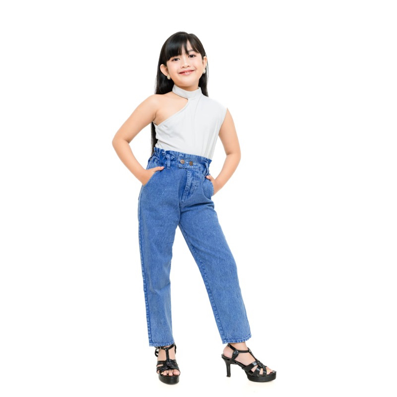 A.T.J - Poppy Boyfriends Kids Celana Boyfriend Jeans Anak Anak Usia 7 Sampai 12 Tahun Ak