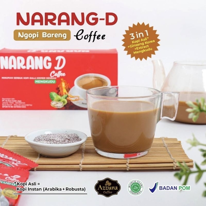 

Kopi Narang D Coffee - Madu Azzura Isi 20 Sachet