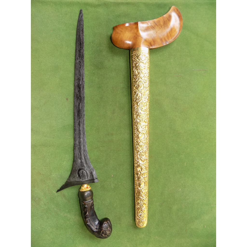 keris tilam upih pamor batu lapak singkir era kacirebonan tua
