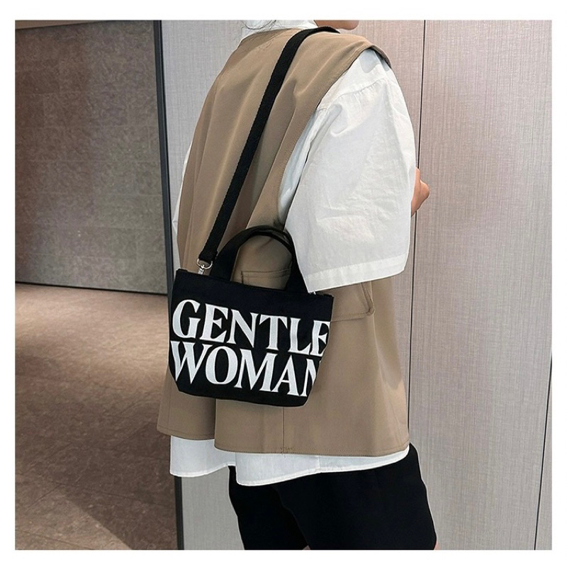 SLINGBAG GENTLE WOMAN MINI - slingbag canvas mini gentle woman -