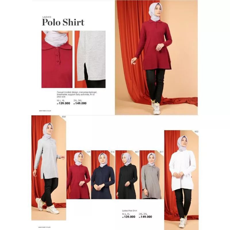 Dauky Ladies Polo shirt Tunik Dauky