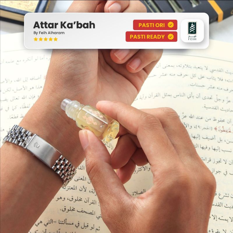 Parfum Attar Ka'bah / Parfum Milenial Anak Muda / Parfum Original / Parfum Arab / Parfum Manis / Rol