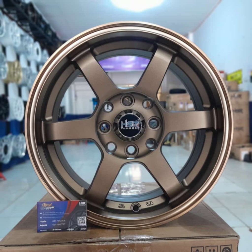 Velg Mobil Hsr Tokyo R14 Untuk Mobil Avanza,Xenia,Karimun,Wagon R || Toko Velg dan ban samarinda