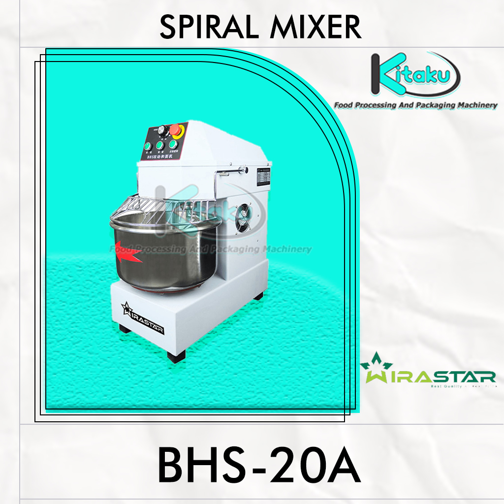 SPIRAL MIXER 20L BHS-20A Wirastar