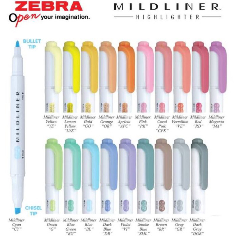 

ZEBRA MILDLINER HIGHLIGHTER