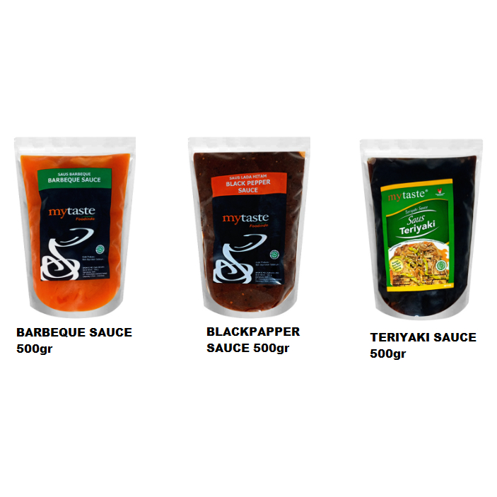 

MY TASTE SAUCE BBQ / BLCKPAPER / TERIYAKI 500gr