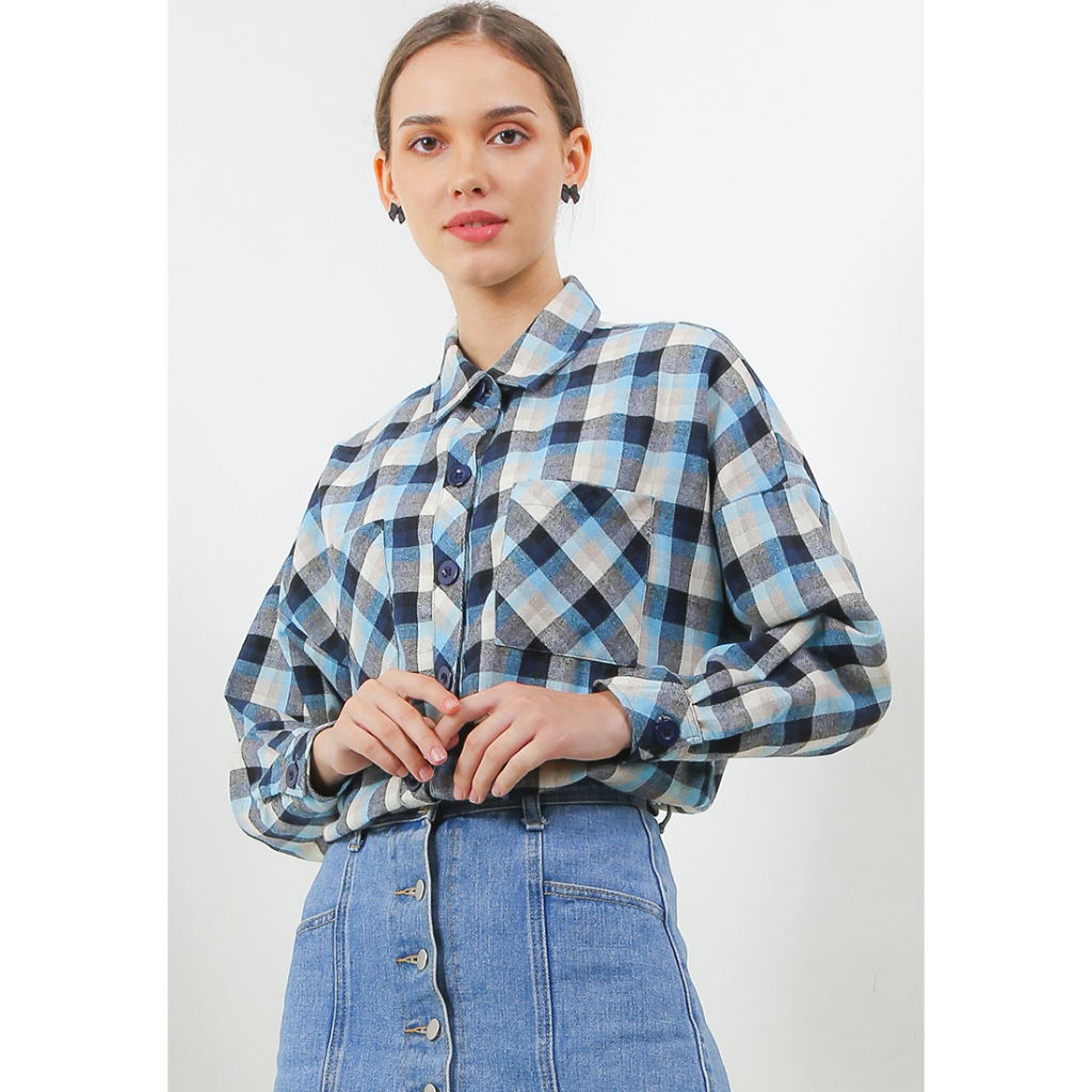 Kemeja Wanita Sixty S1AKAR00008J.02